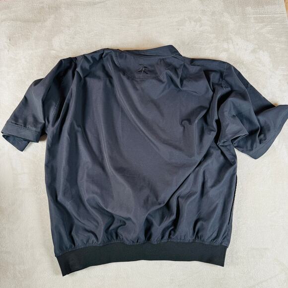 VTG Zero‎ Restriction Jacket Men's Black XL Windbreaker Short Sleeve Super Light - Picture 8 of 12